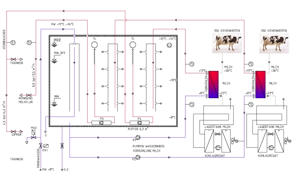 Schema Milchvorkhlung
